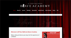 Desktop Screenshot of danceelpaso.com